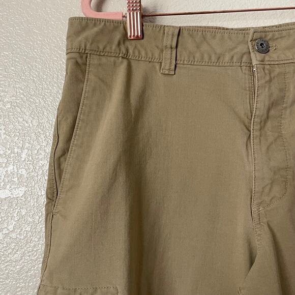 The North Face Shorts Mens Size 34 Khaki Cargo Utility Cotton Stretch Y2K Grunge - Picture 4 of 12